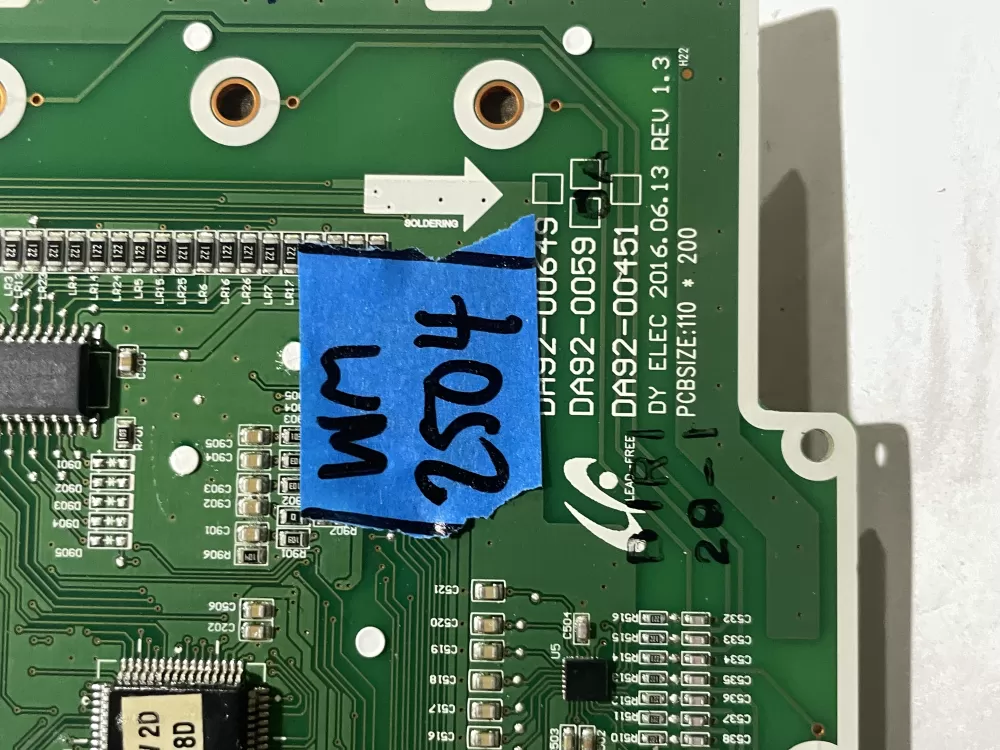 Samsung DA92-00596A Refrigerator Dispenser Control Board AZ184249 | Wm2504