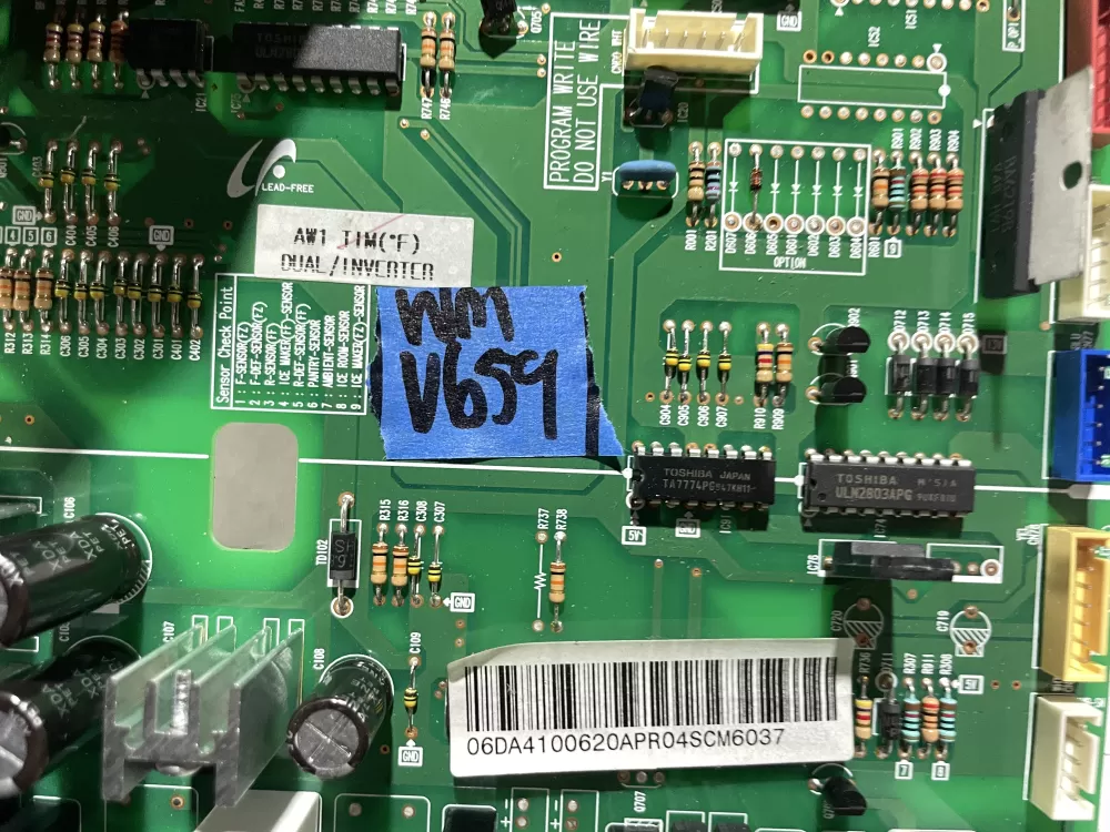 Samsung DA41-00620A PS4139978 Refrigerator Control Board AZ111627 | Wmv659