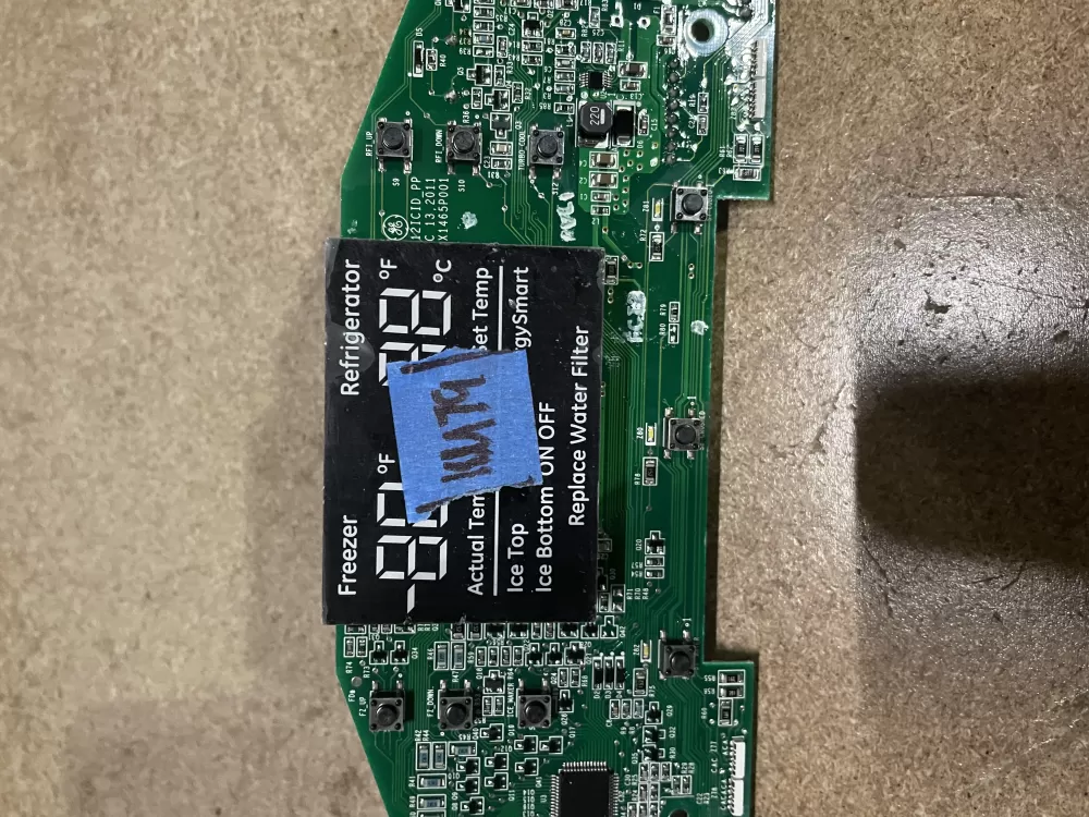 GE 100027 Refrigerator Control Board French Door Dispenser AZ25910 | KM79
