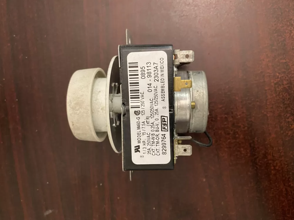 Whirlpool  Maytag  Roper  Crosley  Admiral  Estate  Magic Chef WP8299764  AP6012579  8299764  831500  PS11745789 Dryer Timer
