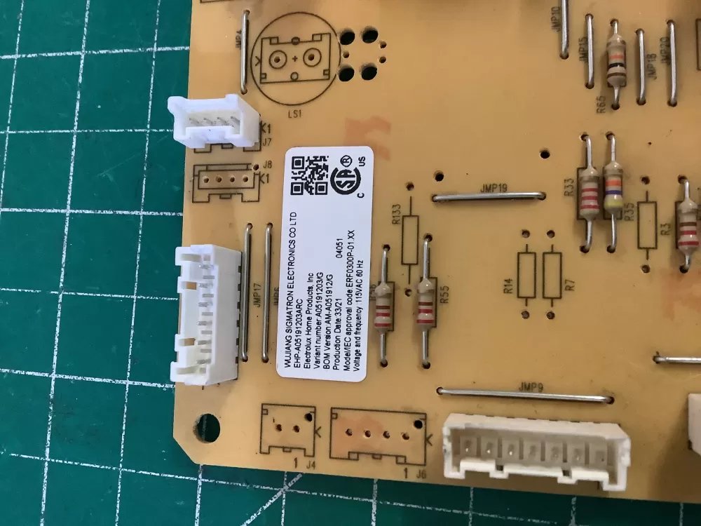 Frigidaire A05191203ARC 5304526011 Refrigerator Control Board AZ201820 | NR331