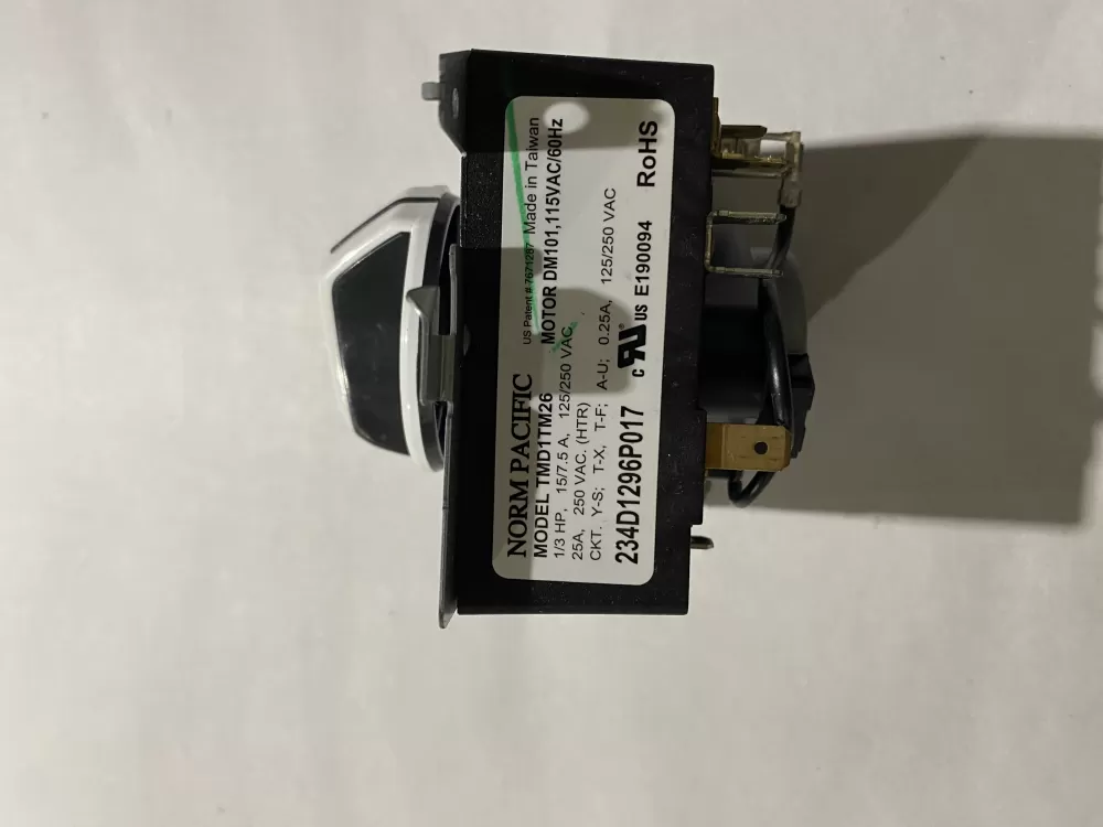 Kenmore  General Electric WE4M521 WE04X22654 PS11721520 234D1296P017 Dryer Timer