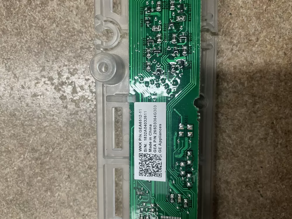 GE 265D3364G303 Dishwasher Control Board AZ11476 | KM872