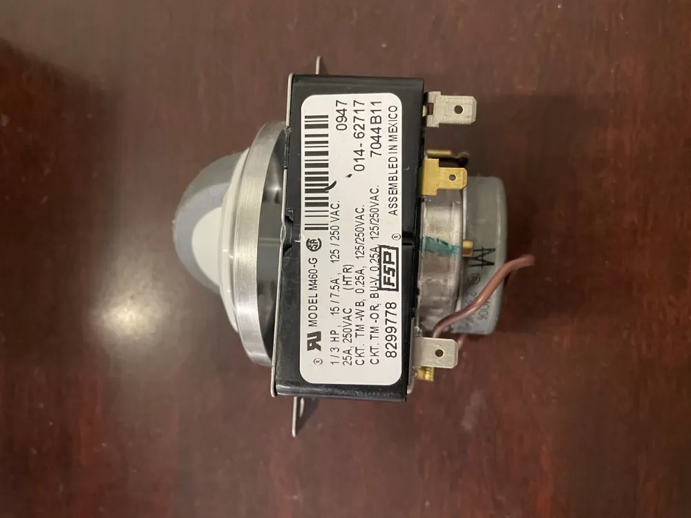Whirlpool  Kenmore  Inglis  Estate  Amana WP8299778  AP6012586  8299778  909729  PS11745796 Washer Timer