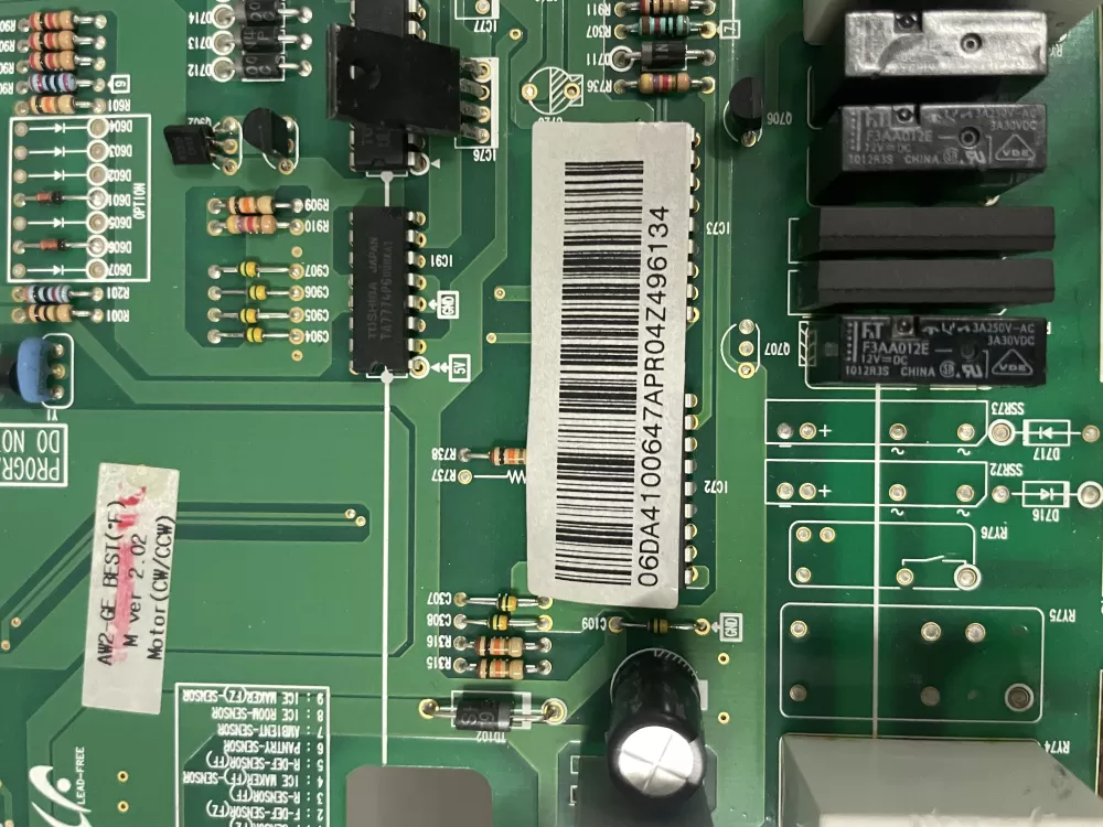 Samsung DA41-00647A Refrigerator Control Board AZ226517 | Wmv562