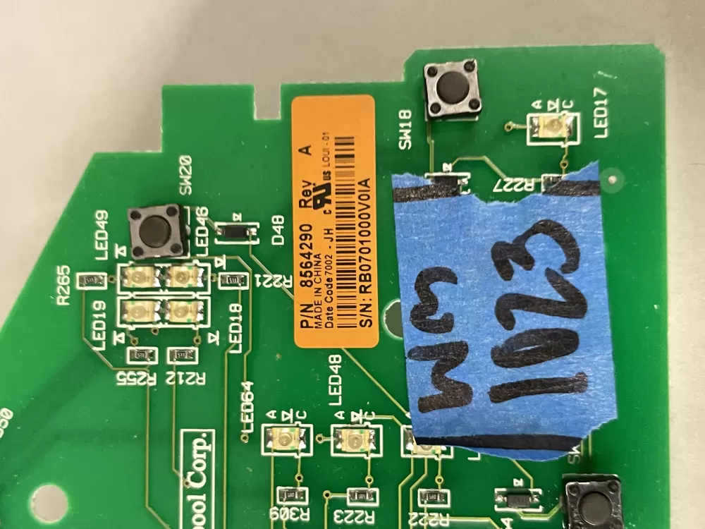 Whirlpool Maytag Kenmore 8564290 8565349 Washer Control Board AZ216457 | Wm1023