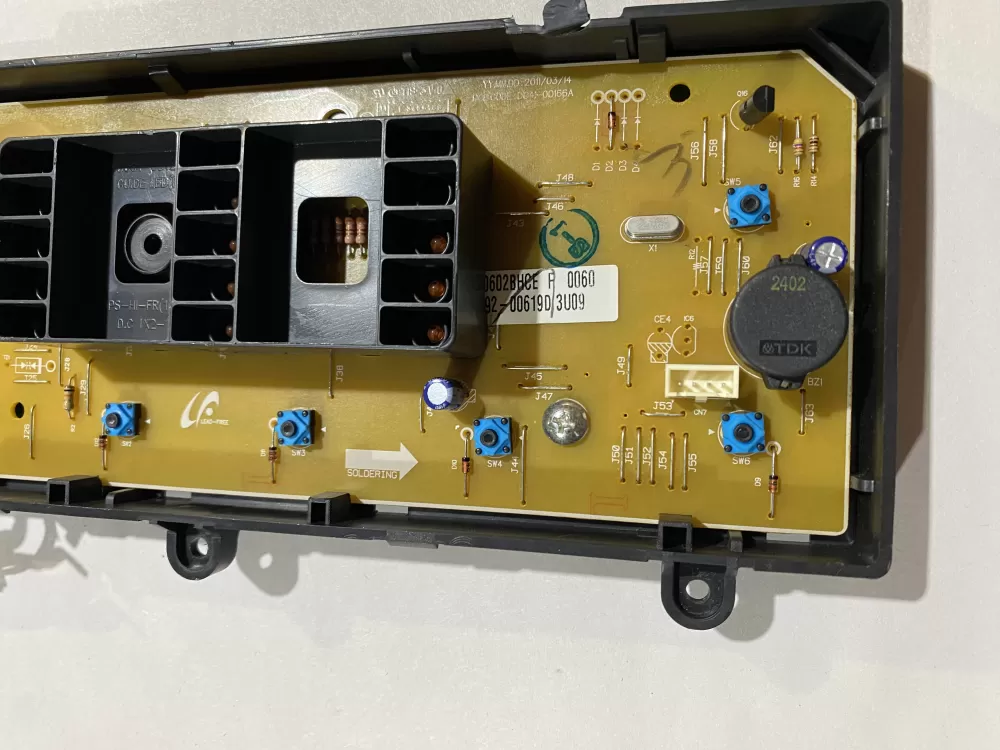 Samsung DC92 00619D Dryer Control Board AZ134717 | BKV520