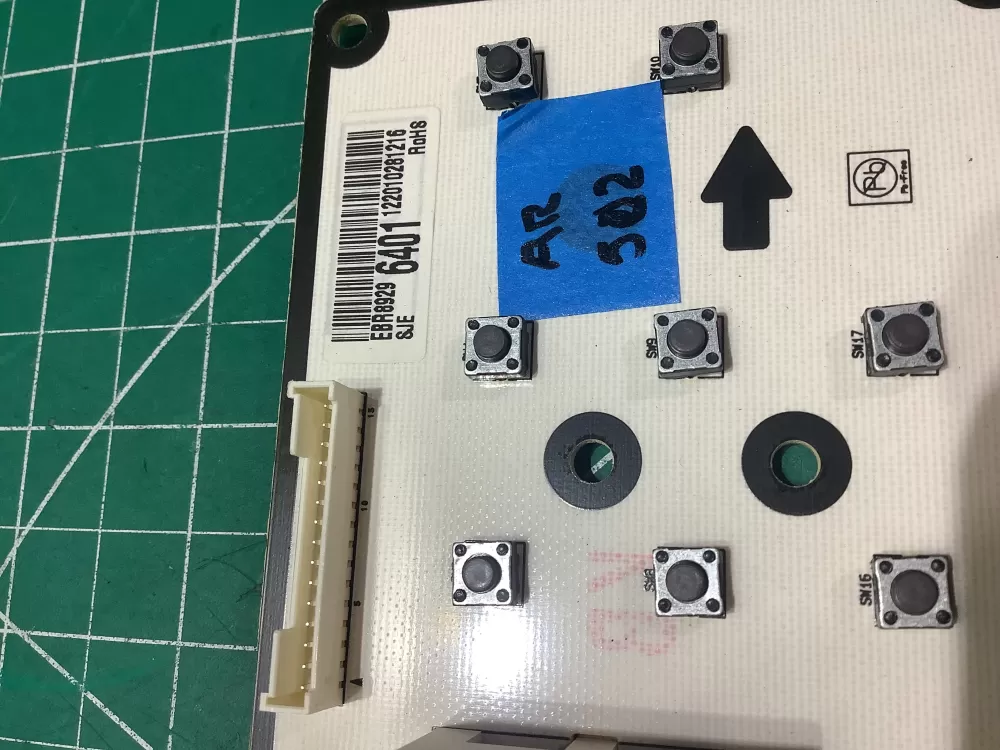 LG Ebr89296001 Range Control Board Pcb Display Assembly AZ187986 | AR502