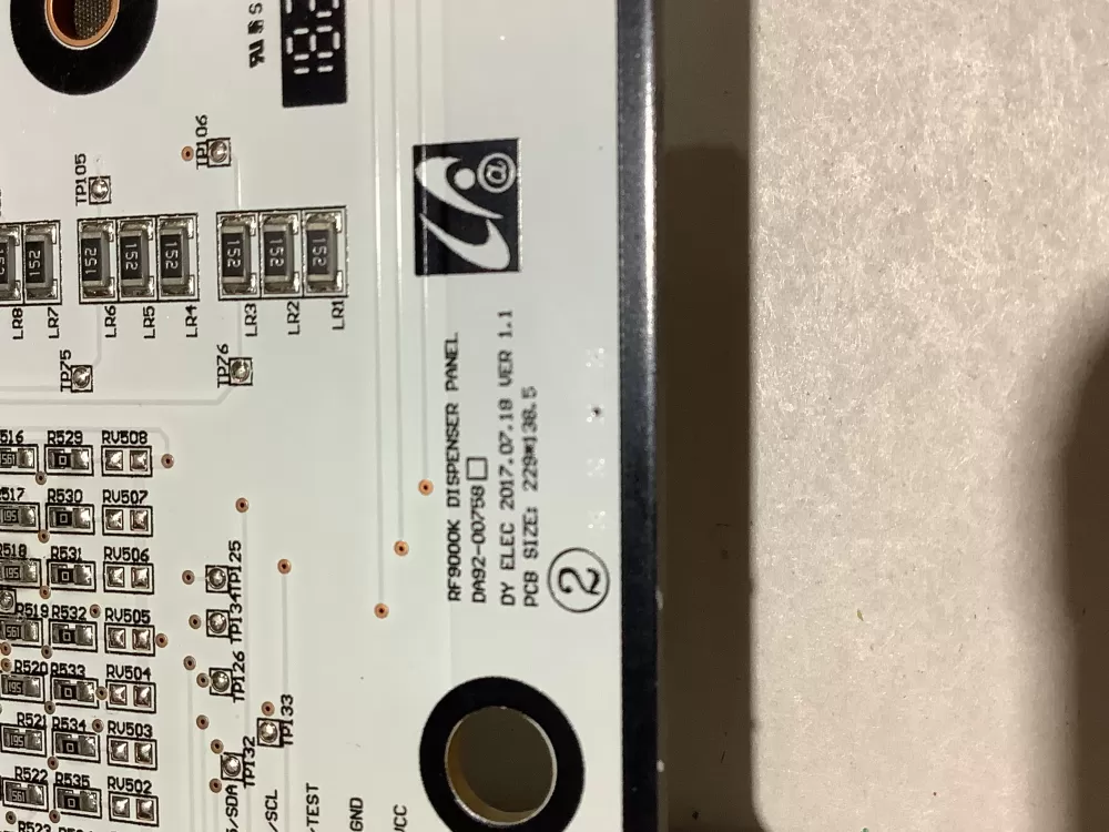 Samsung DA92 00758 Refrigerator Control Board Da92 00758b AZ144604 | ZC2428