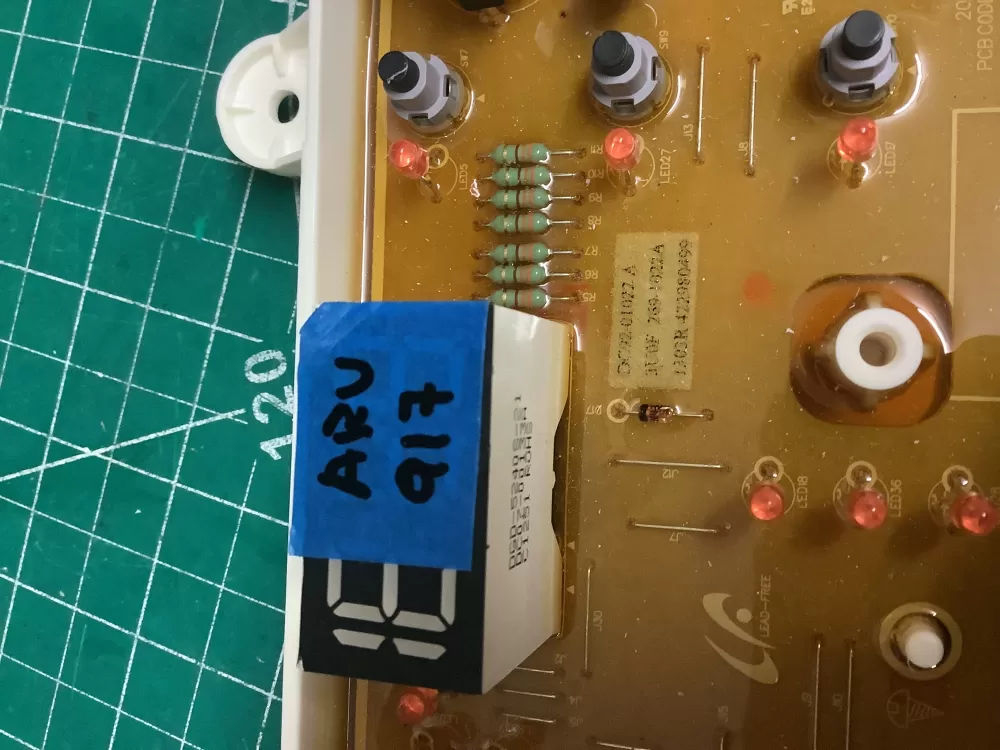 Samsung DC92 01022A DC9201022A Washer Control Board AZ210924 | ARV917