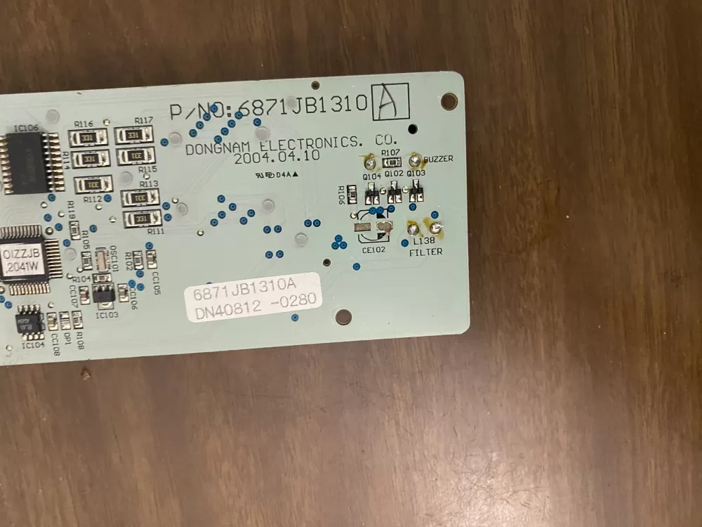 LG 6871JB1310A Refrigerator Dispenser Display Control Board AZ87651 | BK1736