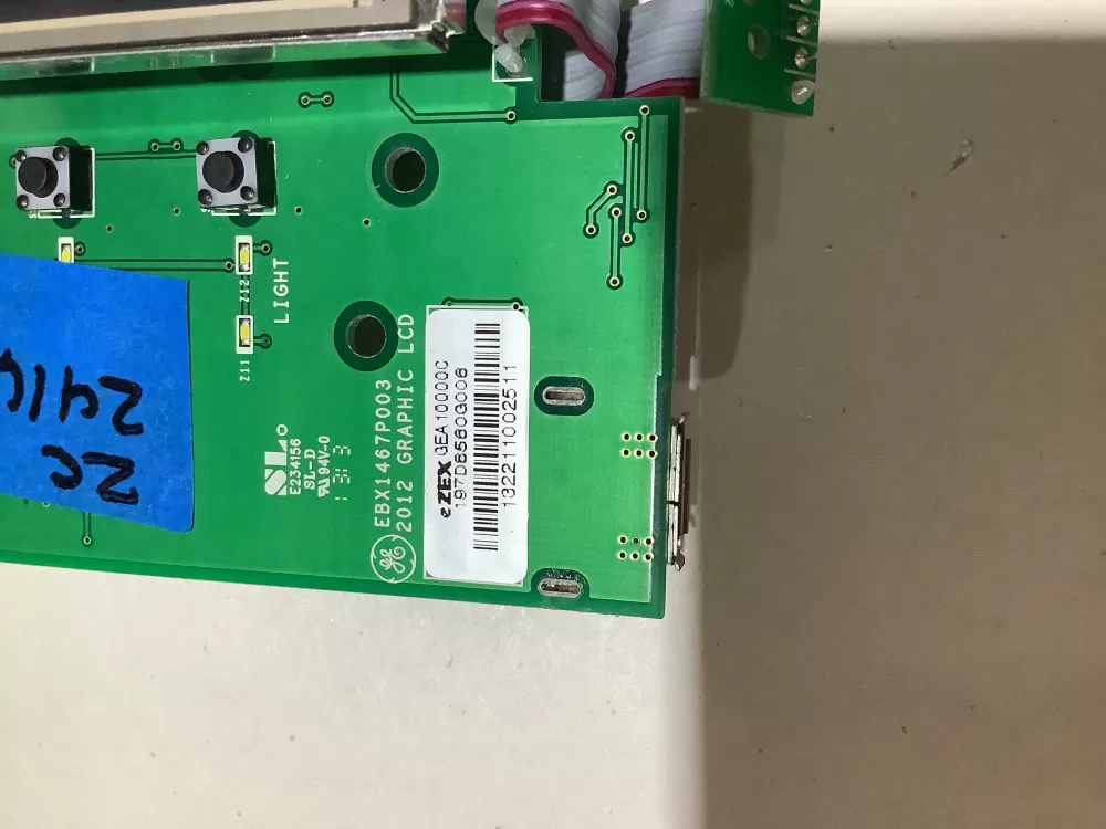 Whirlpool 197D8560G006  Control Board Graphic Card Lcd AZ143822 | ZC2416