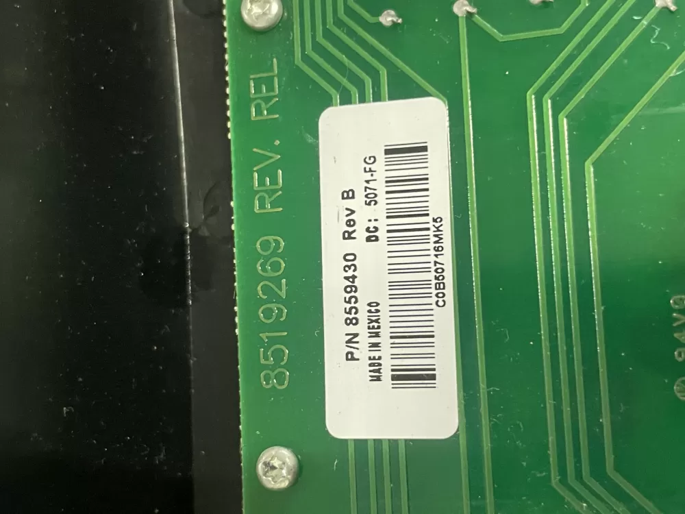 Kenmore Whirlpool 8559430 8558762 Dryer Control Board AZ84238 | Wmv589