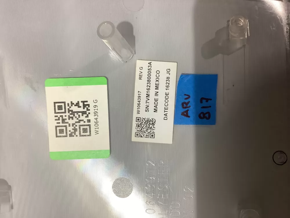 Kenmore W10643917 Washer Touchpad Panel (scrathces) AZ196083 | ARV817