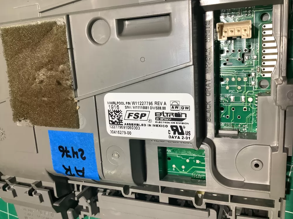 Whirlpool W10913608 W10913971 Dishwasher Control Board AZ147084 | AR2476