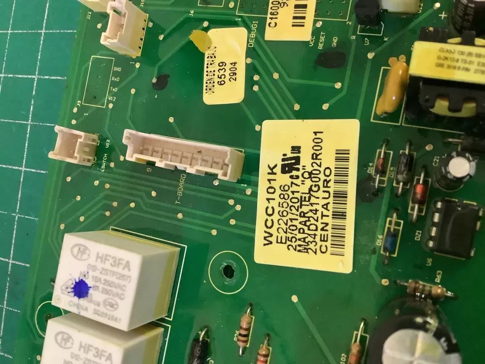 GE  Kenmore WH12X20274  AP5789049  2980590  PS8746229  WH12X10518  WH18X00001  E226586  234D2417G002R001 Washer Control Board