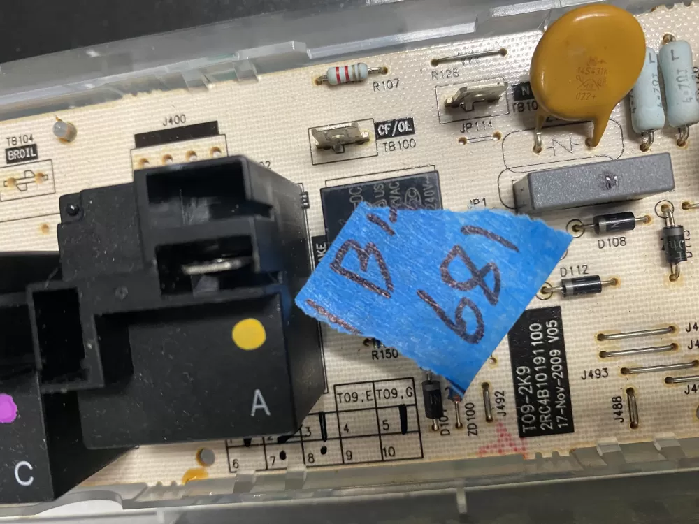 GE WB27T10816 WB27X45466 Oven Range Control Board AZ6967 | BK681
