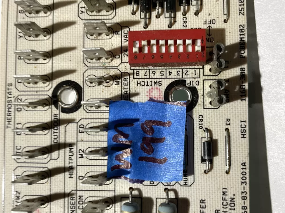 Goodman Amana 1168 300 Pcbem102 Furnace Control Board Ecm AZ110001 | Wm199