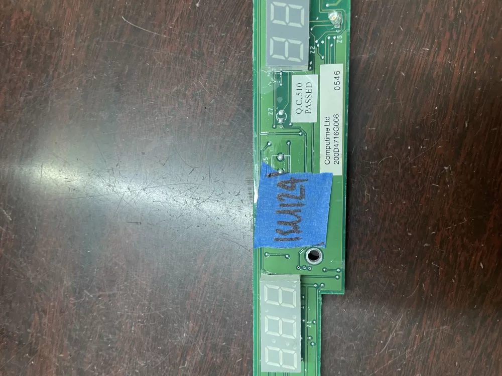 GE 200D4716G006 Refrigerator User Interface Control Board AZ31507 | KM124