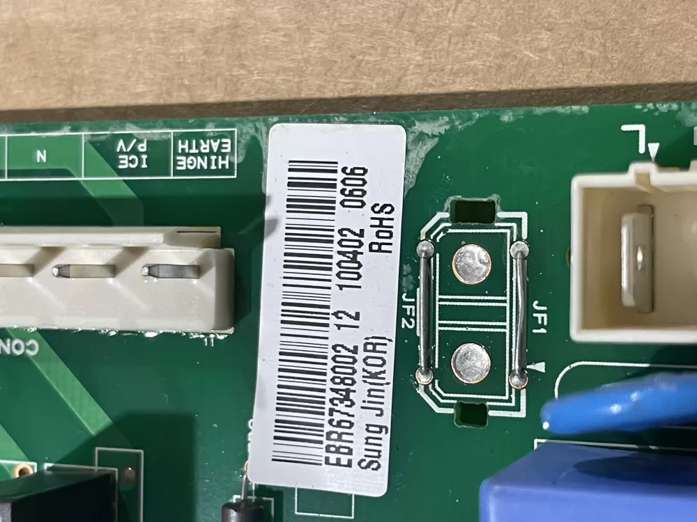 LG EBR67348002 Refrigerator Main Control Board PCB AZ58619 | Wm2071