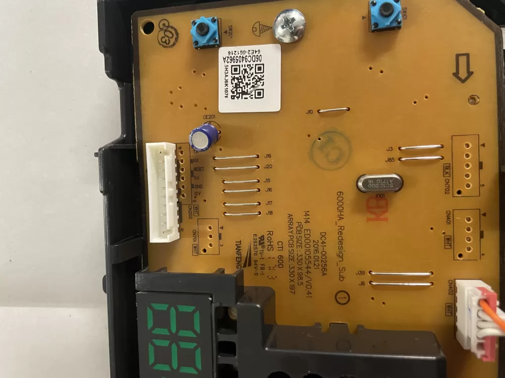 Samsung DC94 05962A Washer Control Board AZ110283 | KM1513