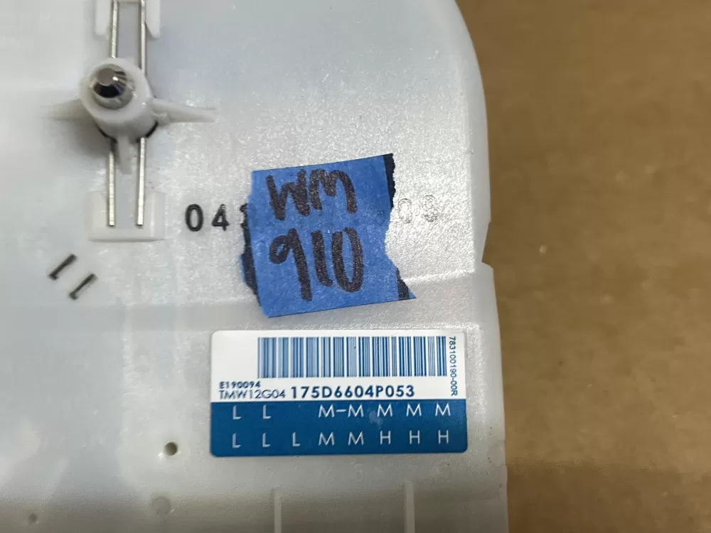 GE WH12X10527 175D6604P053 Washer Timer AZ101776 | Wm910