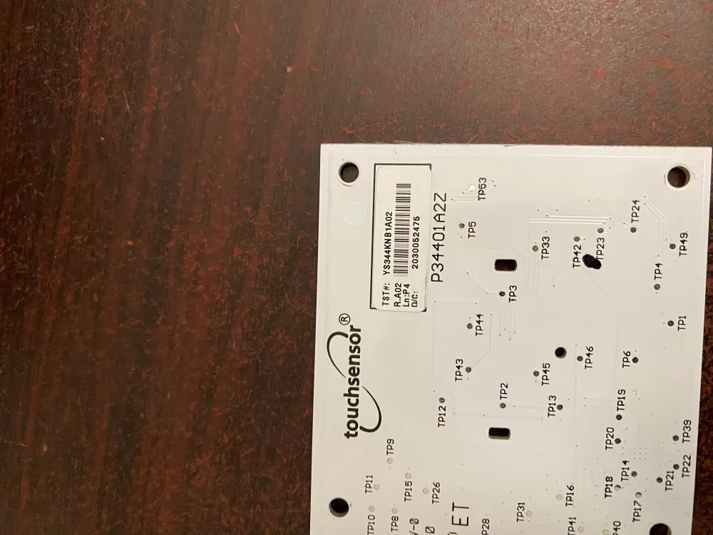 Whirlpool Washer YS344KNB1A02 P34401A2Z LED Touch Sensor AZ95183 | BK643