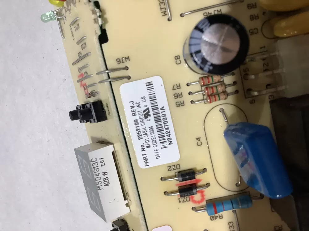 Refrigerator 2252199 2252140 Control Board AZ147736 | ZC2253
