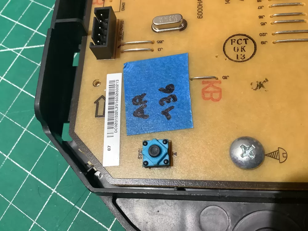 Samsung DC94-01802L Washer Control Board AZ187655 | AR136