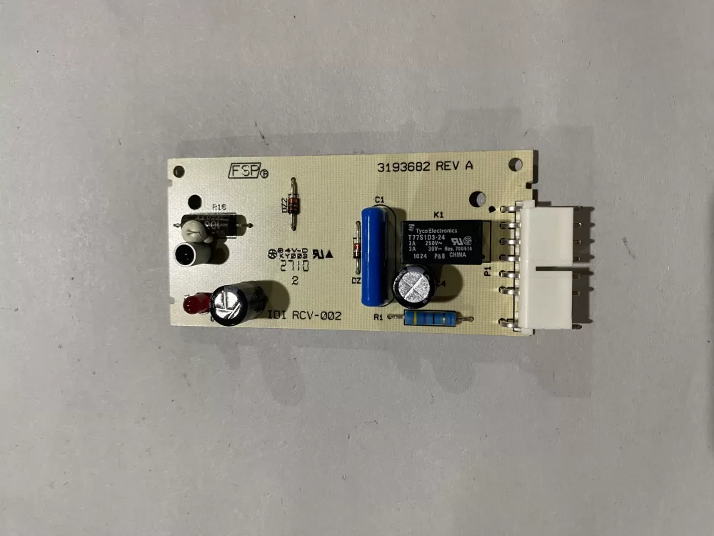 Whirlpool Kenmore Maytag KitchenAid W10757851 AP5956767 W11629974 4389102 2198585 2198586 2220398 2220402 2255114 3452789 4388635 4389102R PS10064583 TJ4389102R W10193666 W10193840 W10290817 Refrigerator Ice Control Board