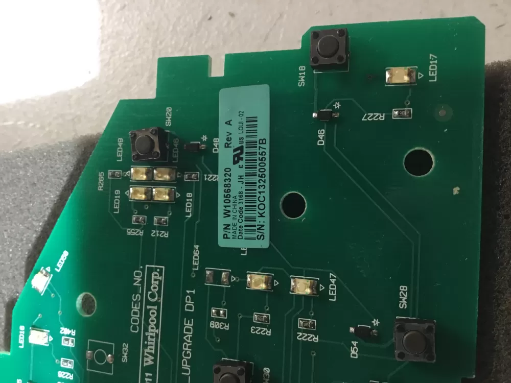 Whirlpool W10568320 Dryer Control Board AZ101890 | NR332