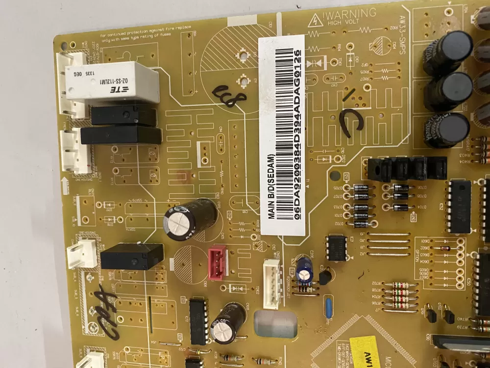 Samsung DA92 00384D Refrigerator Control Board AZ199430 | BK2786