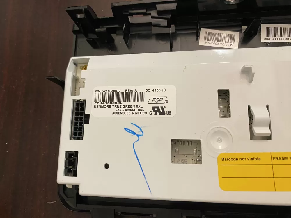 Kenmore W11036677 Refrigerator Control Board Interface AZ90925 | BK1239