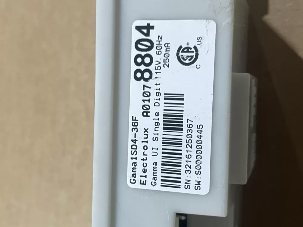 Frigidaire A01078804 242207704 Refrigerator UI Control Board AZ62071 | Wm1882