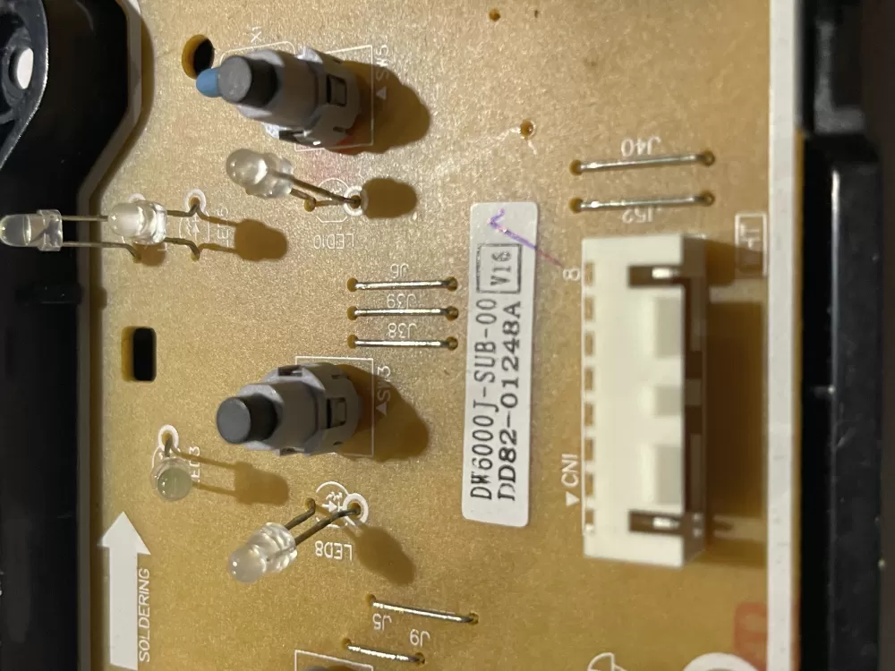 Samsung DD82 01248A Dishwasher Control Board AZ190810 | Wm1422