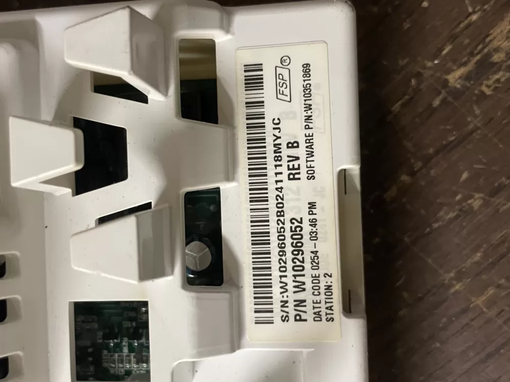 Whirlpool AP5954420 W10296052 W10393480 Washer Control Board AZ41622 | Wm1725