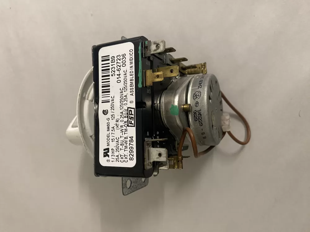 Whirlpool  Kenmore WP8299784  AP6012590  8299784  909733  014-62723  PS11745800 Dryer Timer