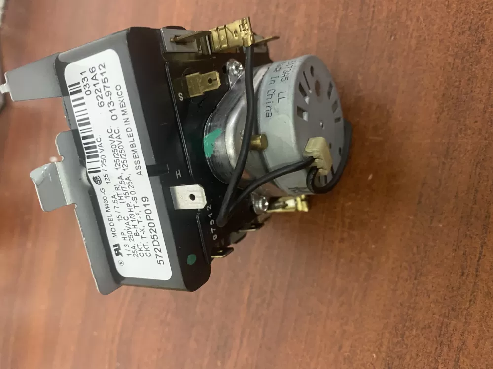 GE 572D520P019 WE4M189 Dryer Timer