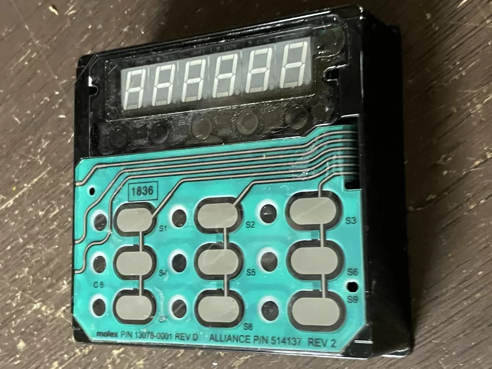 Speed Queen D515807  13078-0001  514137  9160252  91051973 Dryer UI Control Board