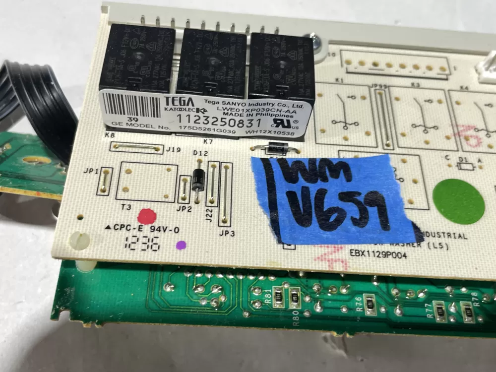 GE WH12X10614 175D5261G039 EBX1129P004 Washer Control Board AZ111754 | Wmv659