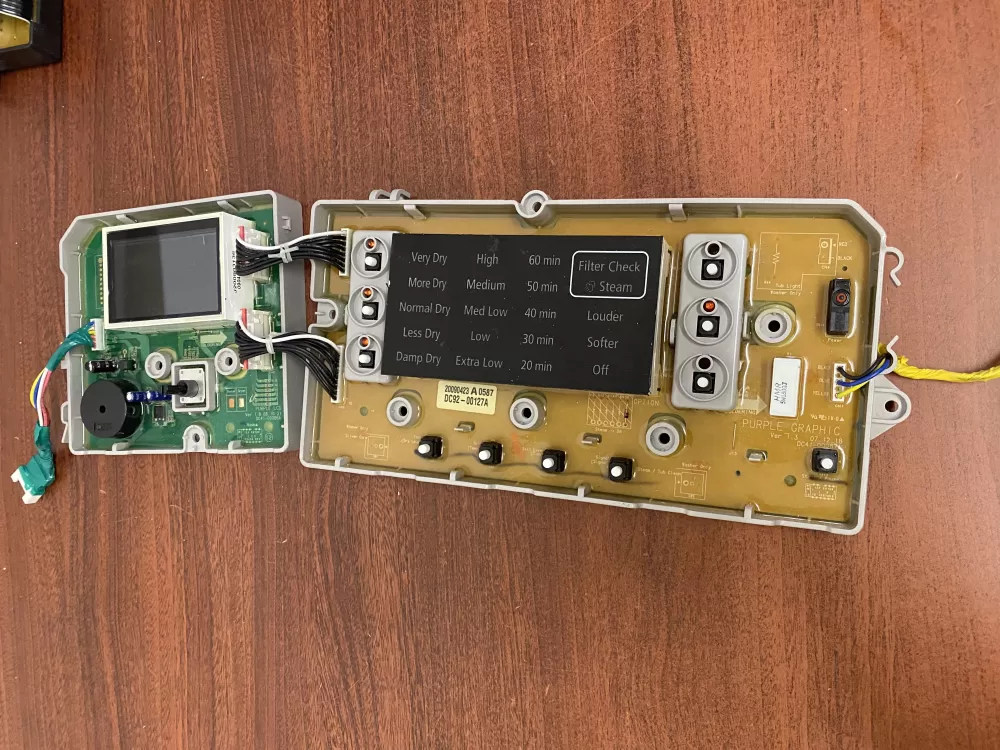 Samsung DC92-00127A Dryer Control Board