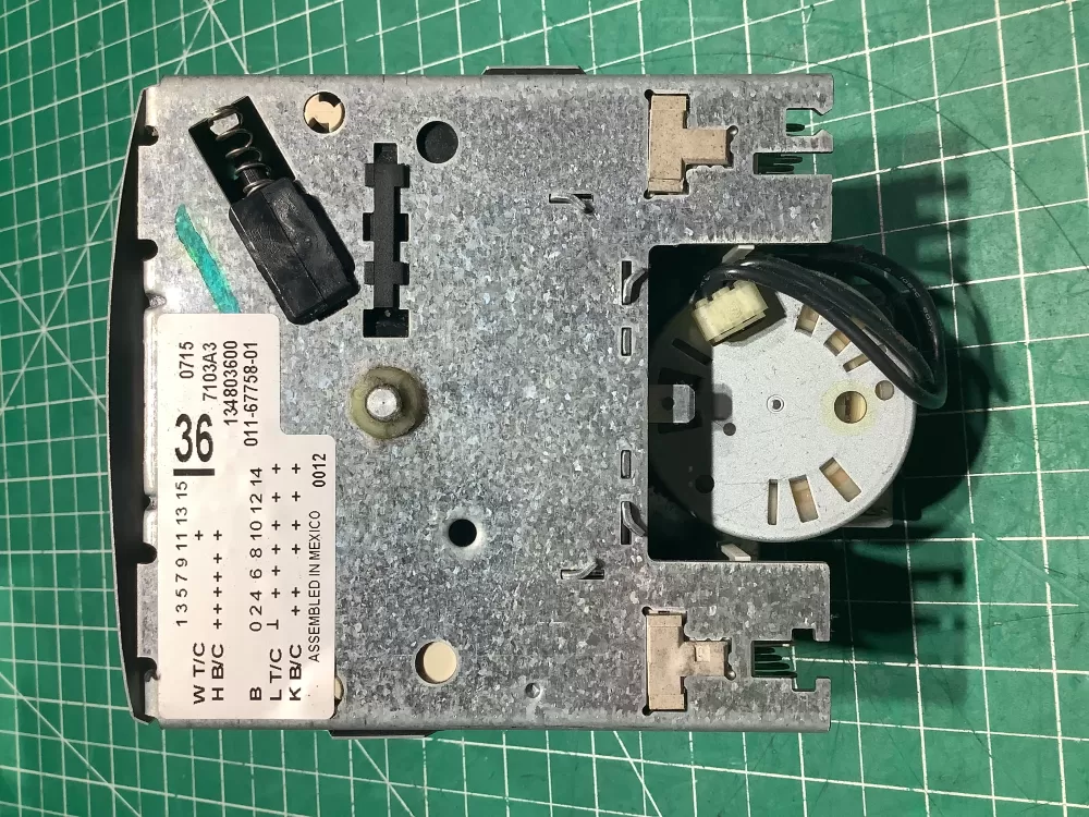 Frigidaire  Crosley 134803600  AP3970173  1258541  PS1524654  011-67758-01 Washer Timer Control