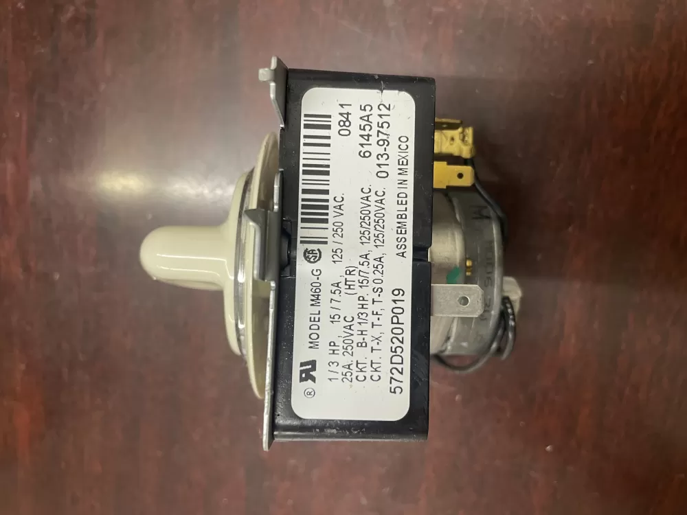 GE 572D520P019 WE4M189 Dryer Timer