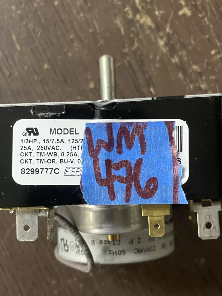 Whirlpool Kenmore 8299777C Dryer Timer AZ39067 | Wm476