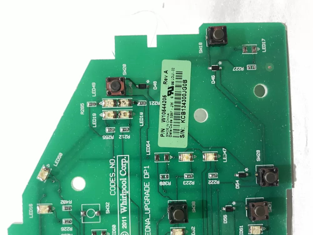 Whirlpool W10544205 WPW10536854 W10536854 Washer Control Board AZ184274 | Wm2504