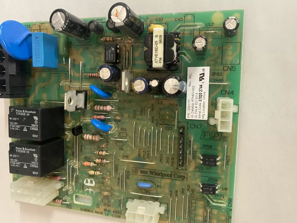 Whirlpool 2321711 RTHEV-002 6105031 Refrigerator Control AZ201164 | BK2431