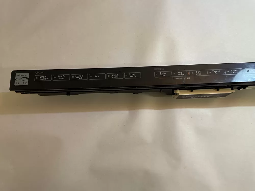Kenmore WPW10500140  AP6022344  W10500140  WPW10500147  2997796  PS11755677  W10195222  W10195224  W10195850  W10335617  W10335619  W10500147  WPW10335619 Dishwasher Control Board Console Panel