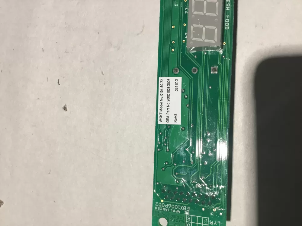 GE 200D1028G025 Refrigerator Control Board AZ167855 | BG635