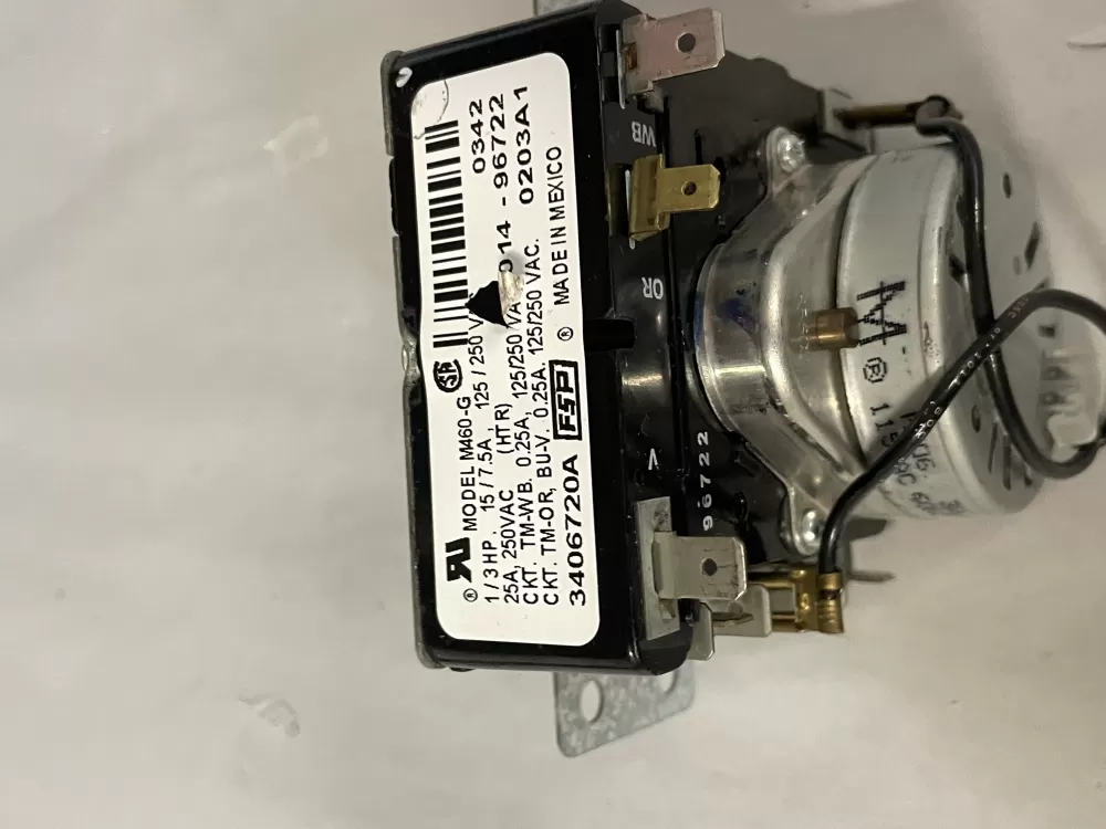 Whirlpool 3406720A PD00055932 3406720 529119 Dryer Timer AZ214508 | Wm882