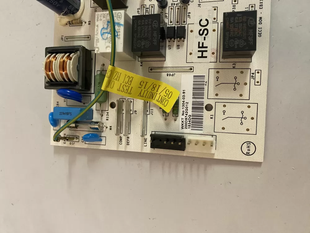 GE 200D9742G012 EBX1110P002 Refrigerator Control Board AZ199447 | BK2786